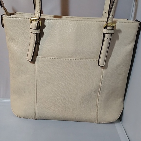 Anne Klein cream colored purse - Picture 7 of 10